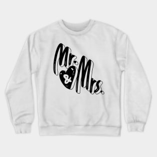 mr and mrs Crewneck Sweatshirt